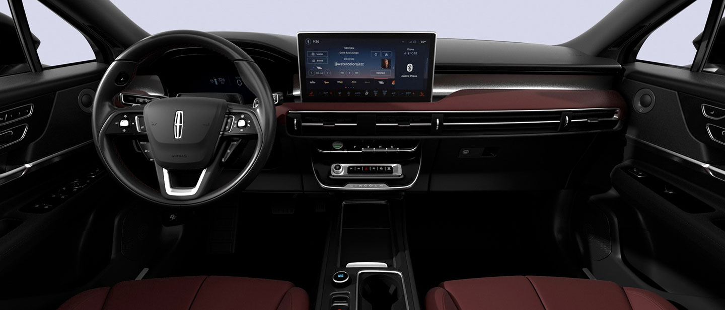 Vista 360° interior de Lincoln Corsair 2023