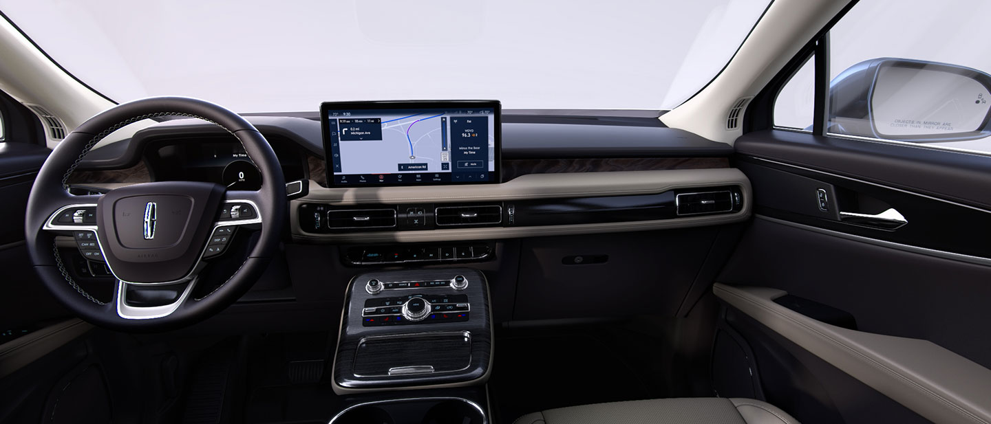 Vista 360° interior de Lincoln Nautilus 2023